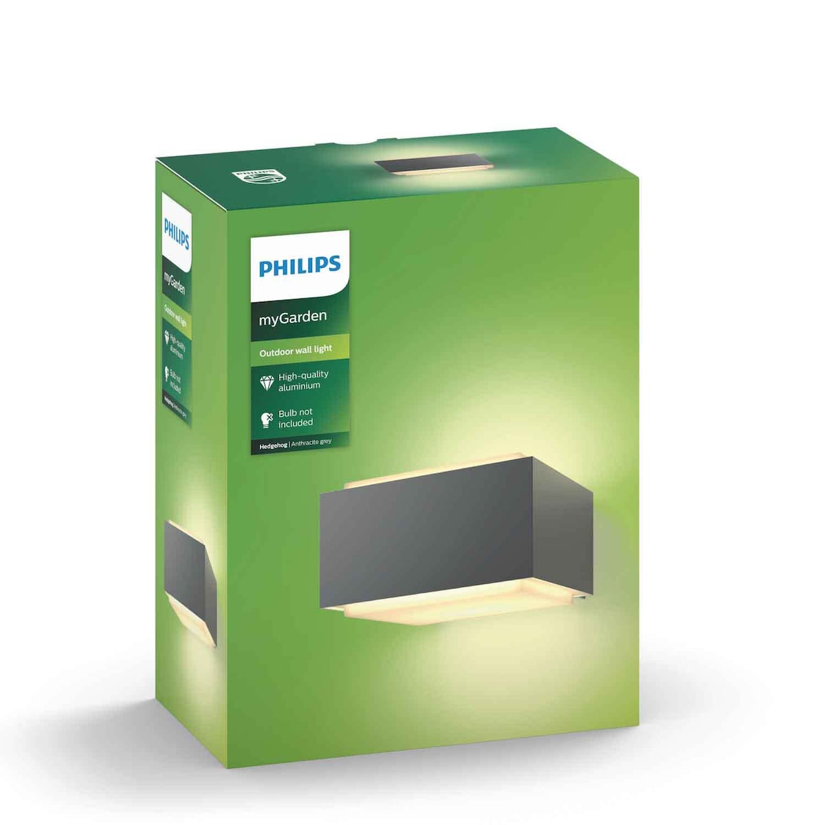 Philips myGarden Hedgehog Vegglampe An