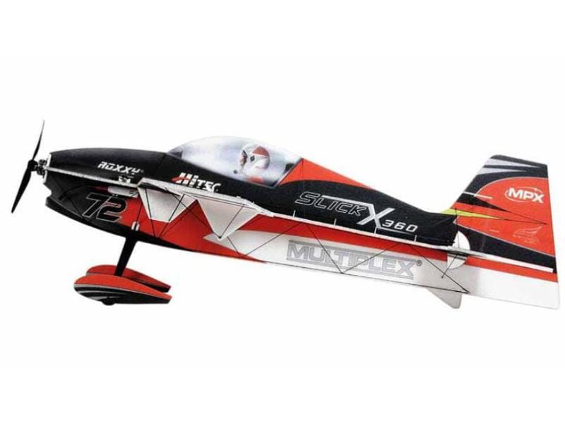 Multiplex Flugzeug Slick X360 Indoor Edition Bausatz Rot Slowflyer/Indoor
