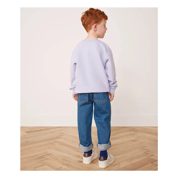 Bonton Sweat Coton Bio Smile | Lilas