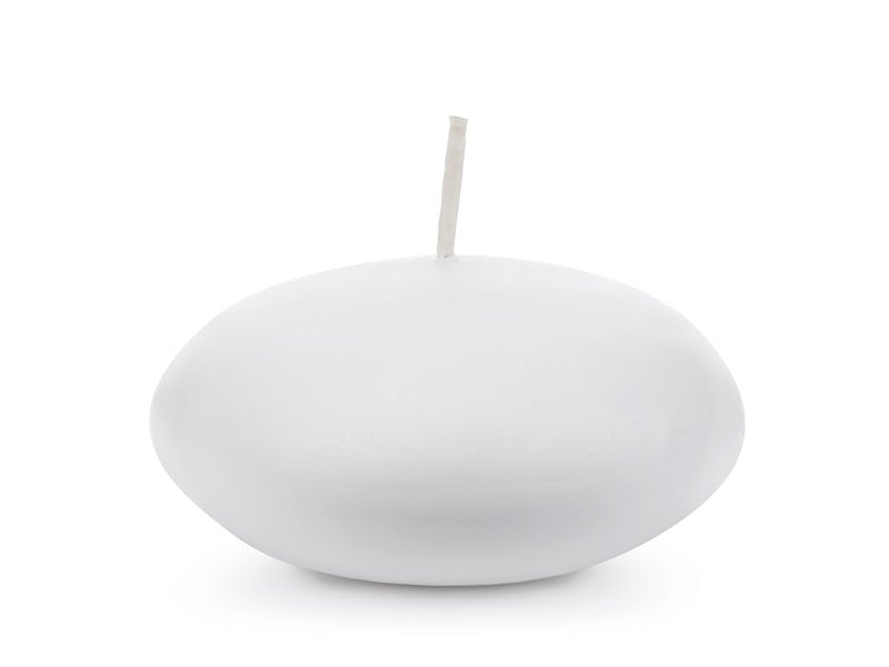 Witte Drijfkaars 8cm 4st