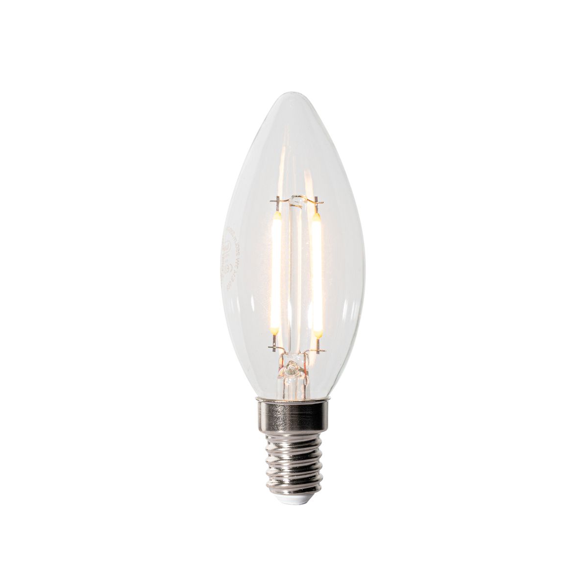 E14 dimbare LED lamp B35 helder 3W 250 lm 2200K