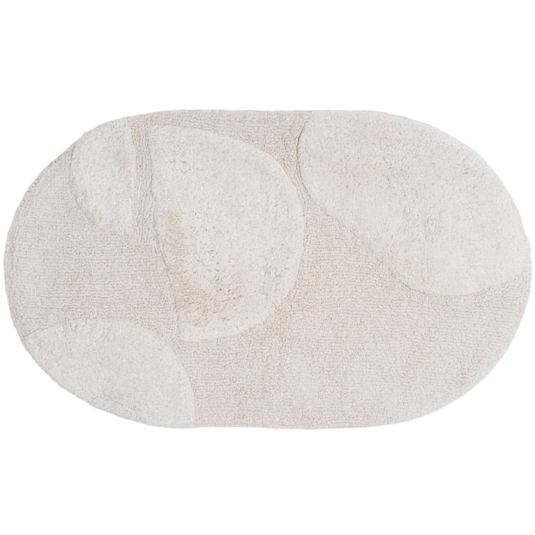 Badmat Boaz - Creme Ovaal 50 x 80 cm