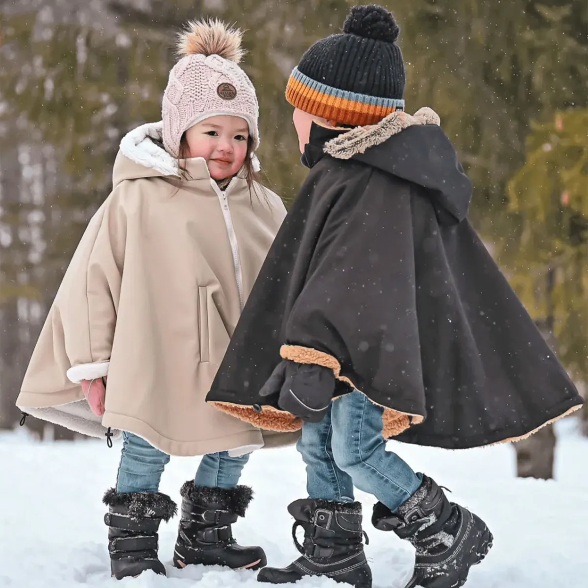 Gustine Housse Siège d'Auto  Poncho 3 en 1 - Tan
