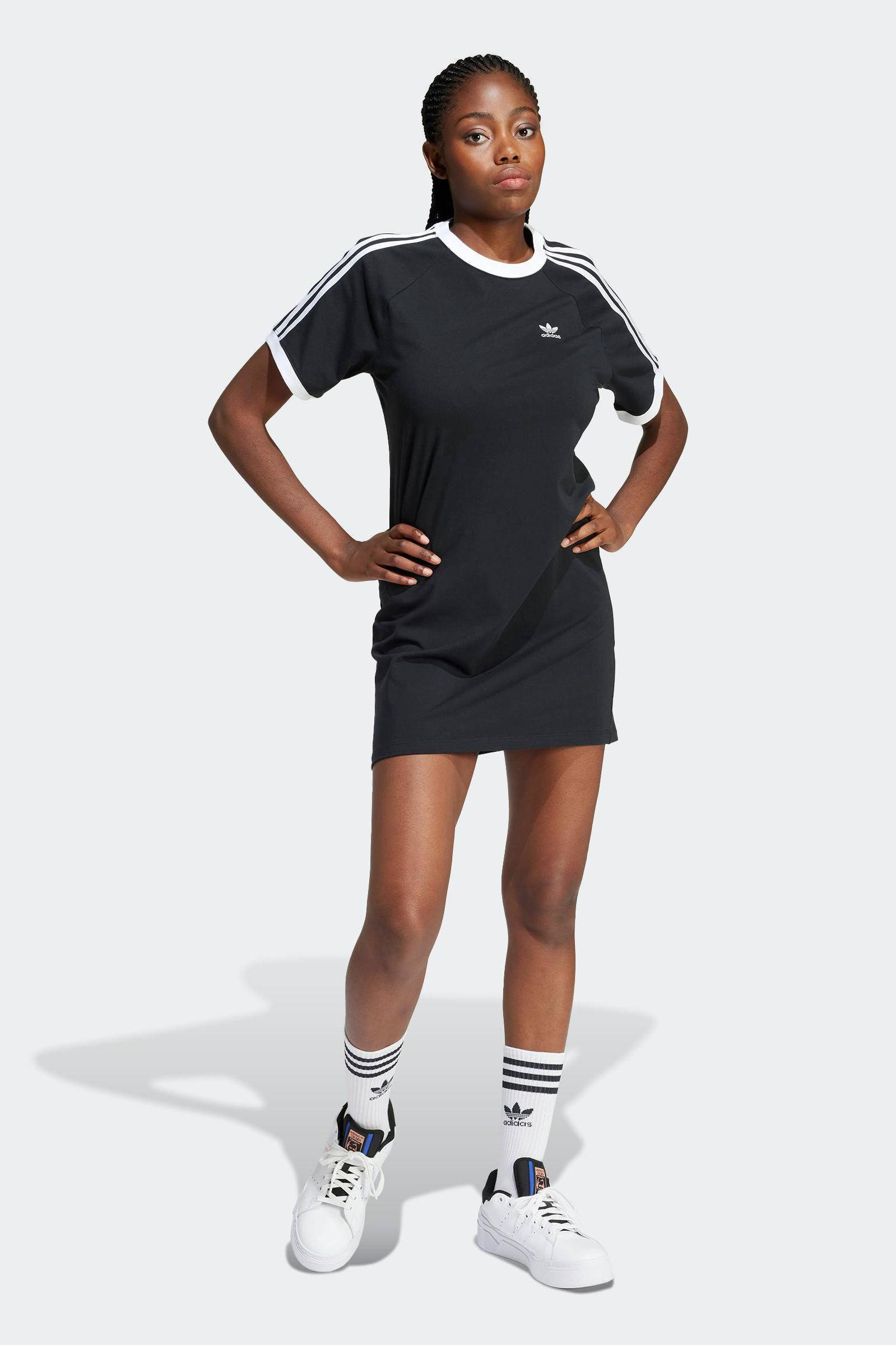 adidas sweatjurk zwart/wit
