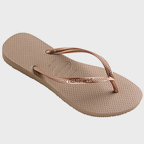 Tongs Femme Slim 4000030 Marron Clair