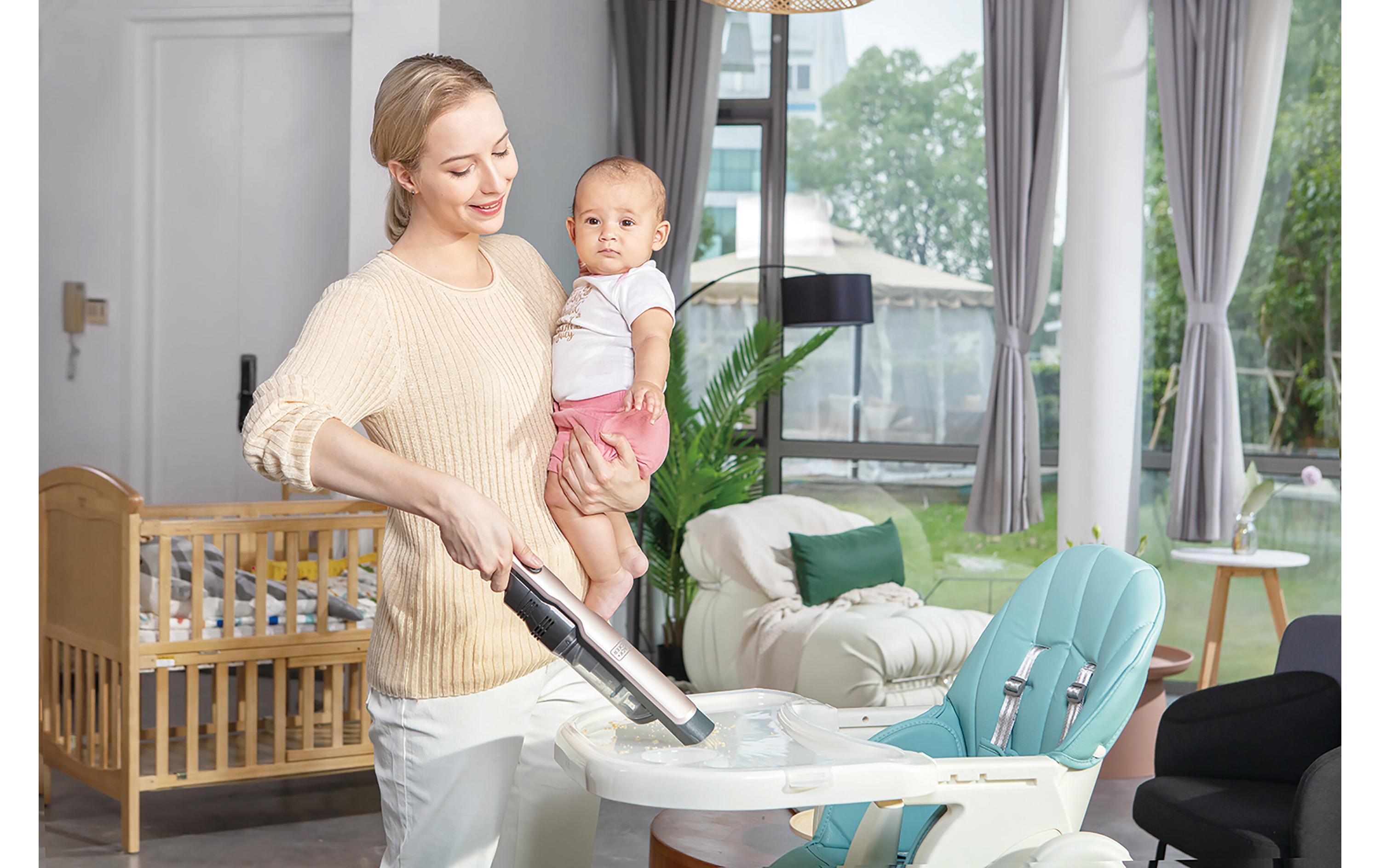 Akku-Handsauger Dustbuster RoséAkkusauger mit feiner Staubaufnahme