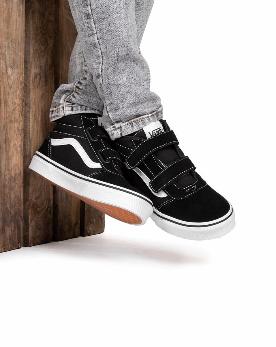 Vans YT Ward Mid V zwart