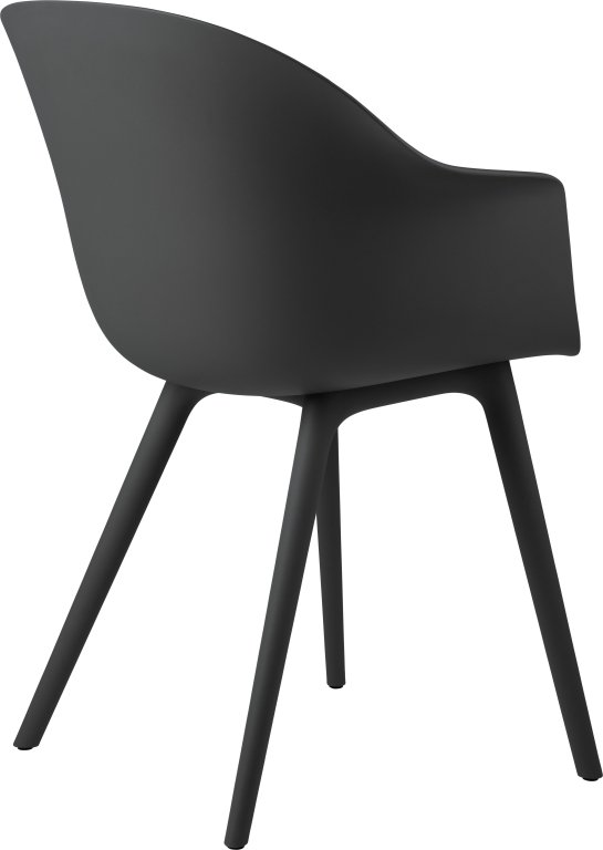 Gubi Bat eetkamerstoel plastic  wit
