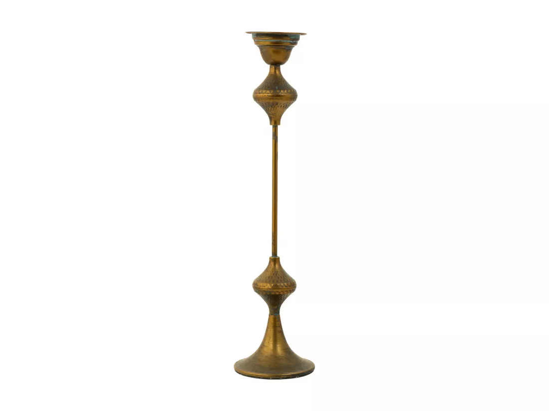 Chandelier en métal doré 15x15x61.5h