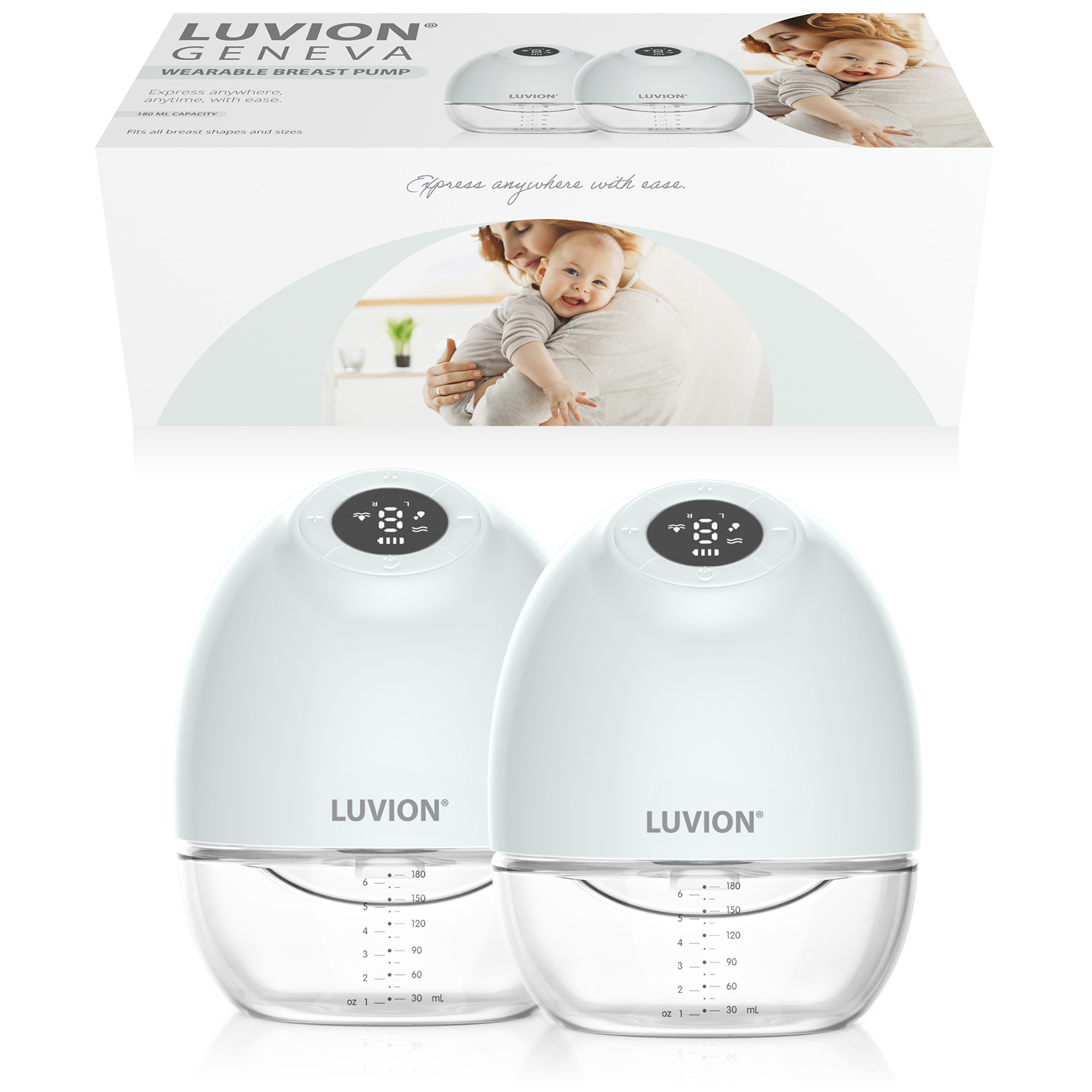 Luvion Geneva handsfree dubbele borstkolf