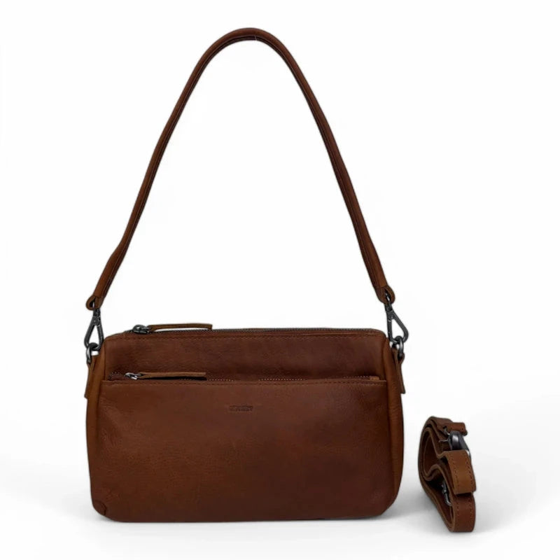 DSTRCT Preston Park Crossbody Bag Cognac