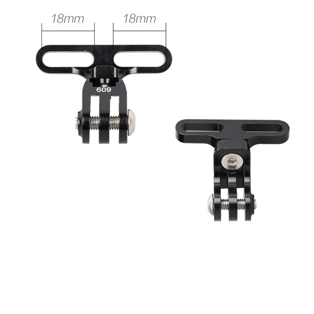 GoPro Aluminium Adapter Halterung Fahrrad Lenkstangen Halterung - Schwarz