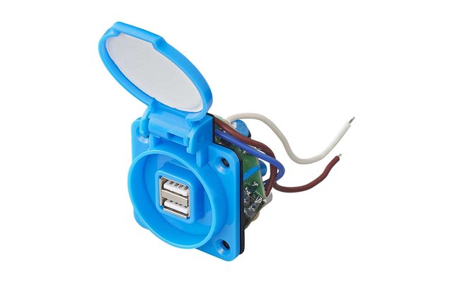 PAT Steckdose mit 2 x USB DC 5V 2100 mA