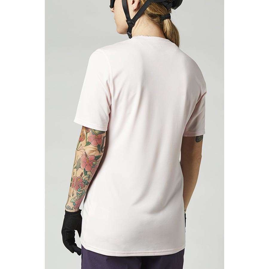 Fox Ranger MTB Fietsshirt Korte Mouwen Lichtroze Dames