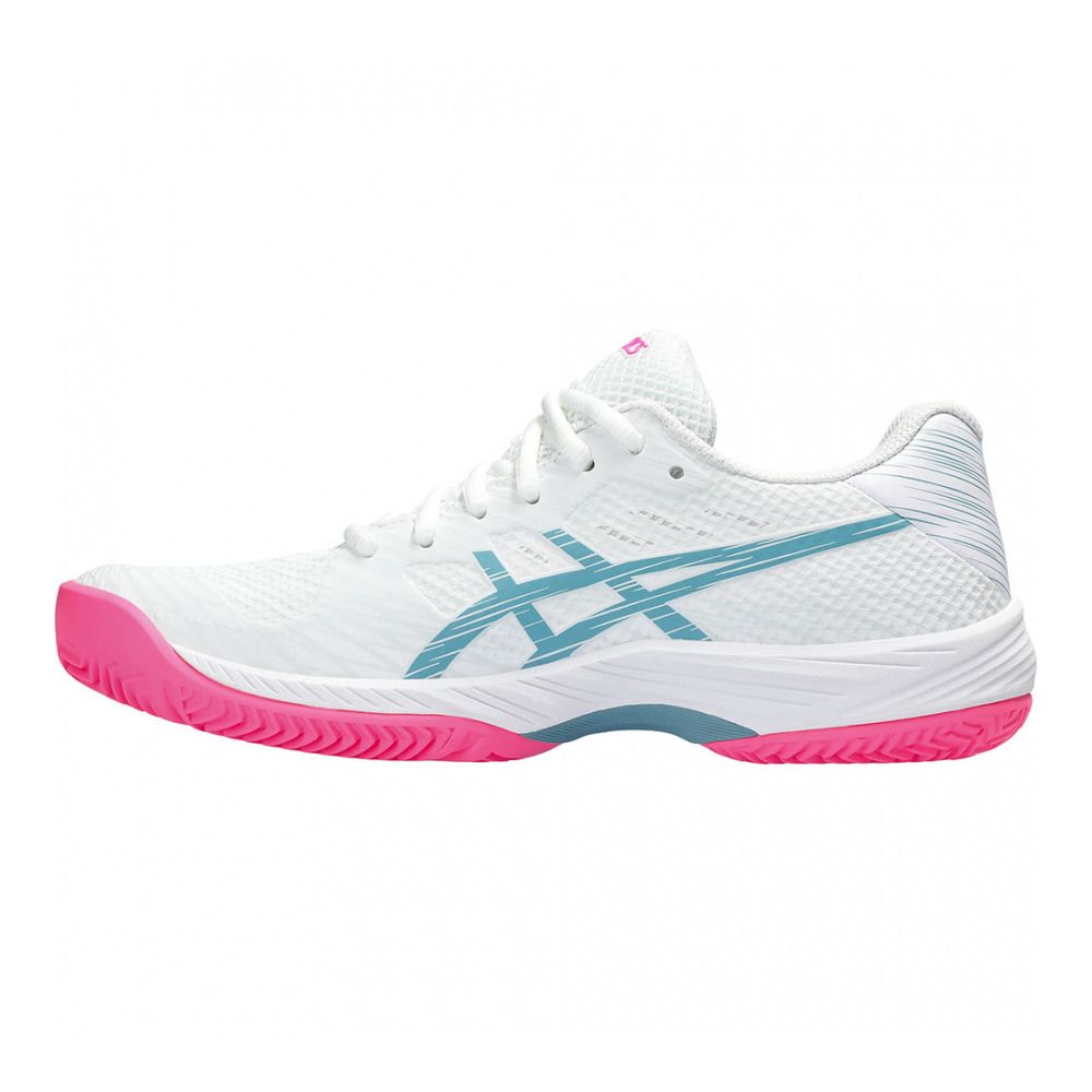 Asics GEL-GAME 9 PADEL - Chaussures de padel Femme white/gris blue