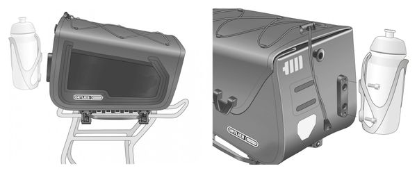 Sacoche de Porte-Bagages Ortlieb E-Trunk 10L Bleu Petrol