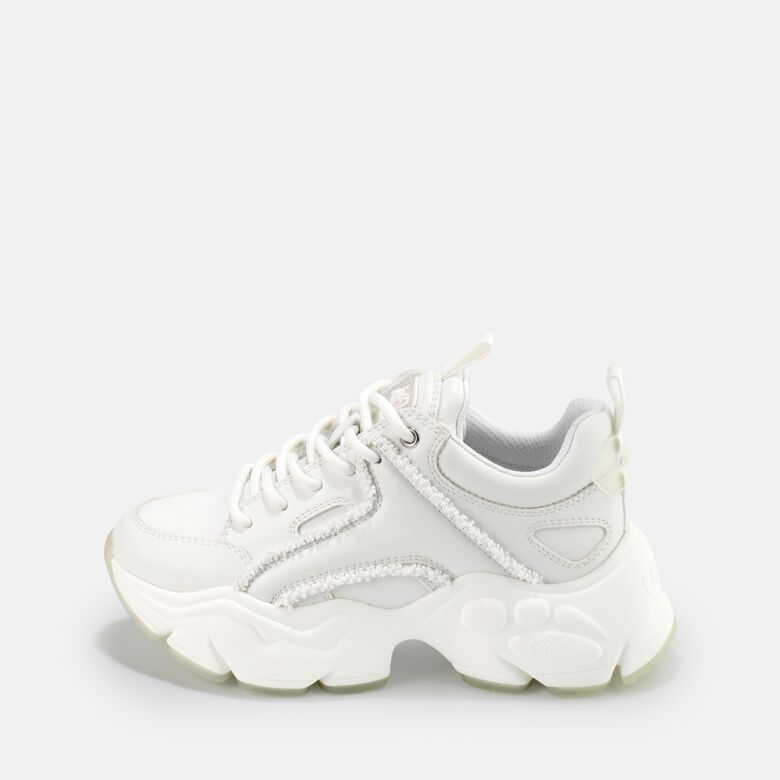 Binary Pearl baskets véganes, blanc