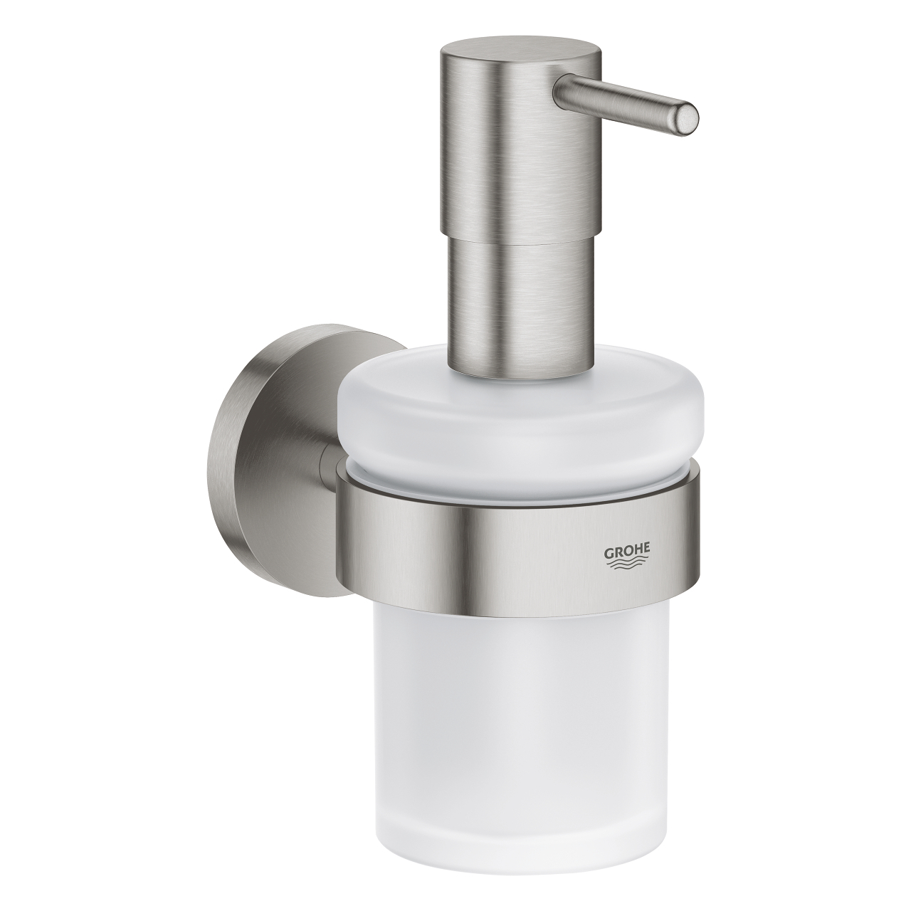 Grohe Essentials zeepdispenser met houder supersteel