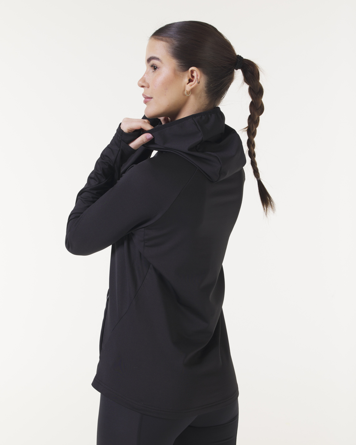 LEVITY Radical Run Tech Hood Black