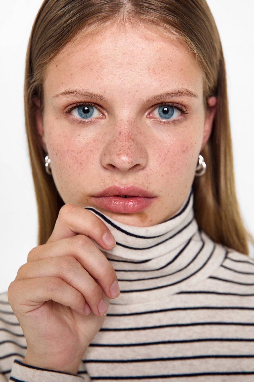 MANGO TEEN gebreide trui beige