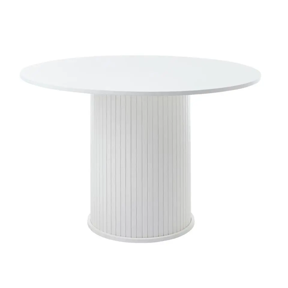 Nordic Home - Kelly ronde eetafel Ø120 cm - wit
