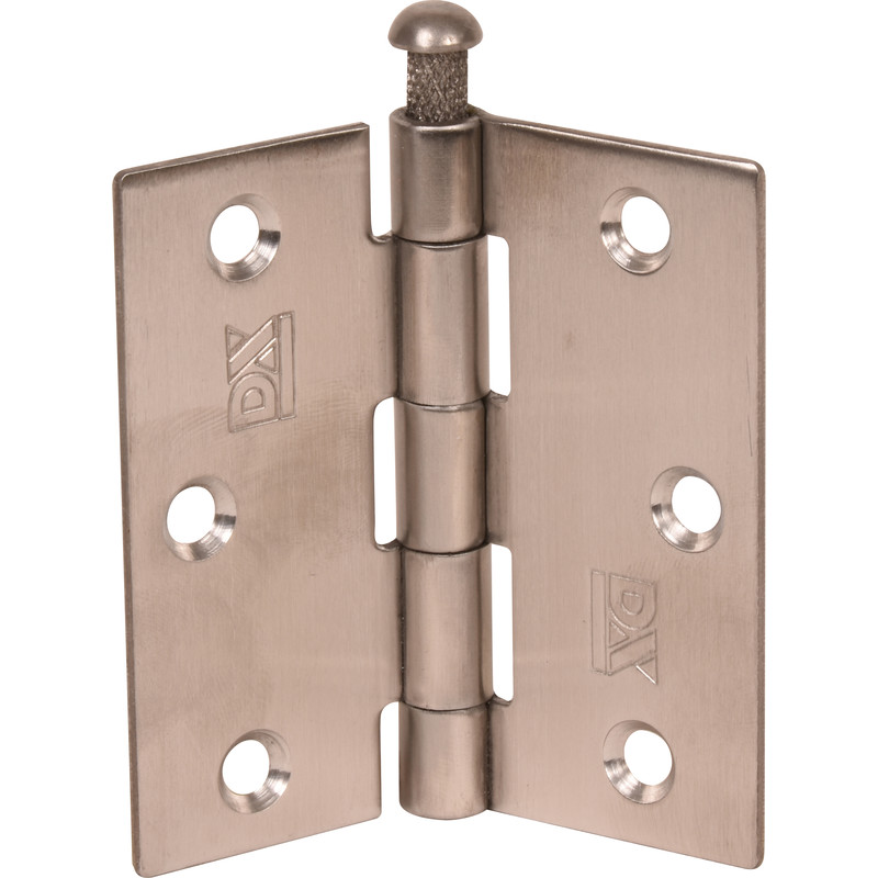 DX scharnier RVS 76x76mm