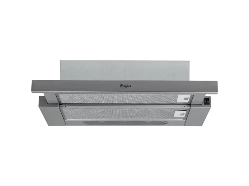Whirlpool AKR 5390 IX - Hætte - teleskopisk - bredde: 59.8 cm - dybde: 30 cm - udtrækning og recirkulation (-) - med intern motor - inox