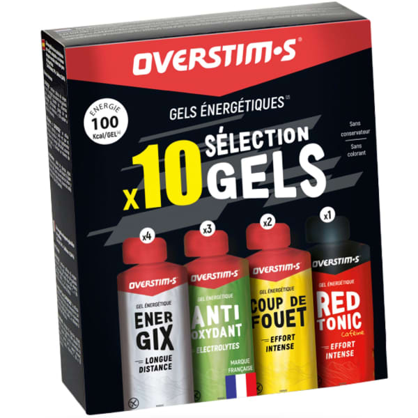 Gels énergétiques OVERSTIMS PACK SELECTION PERFORMANCE UNICOLOR