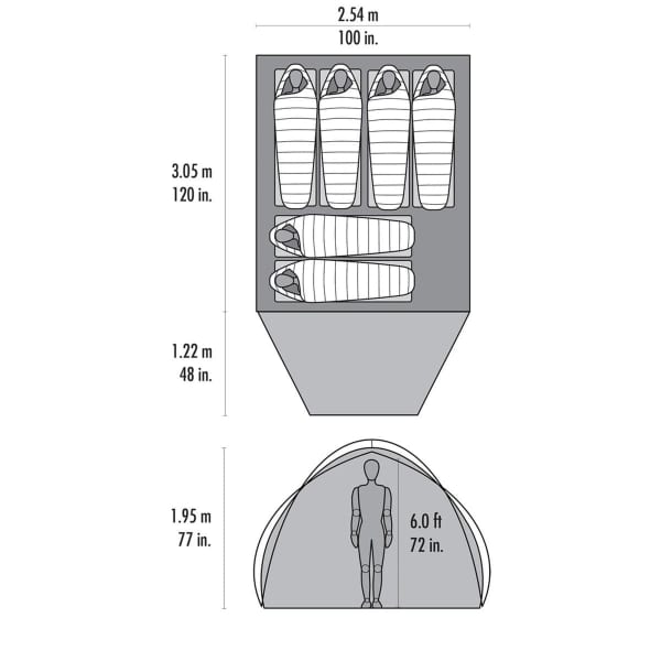 Tente bivouac MSR HABITUDE 6