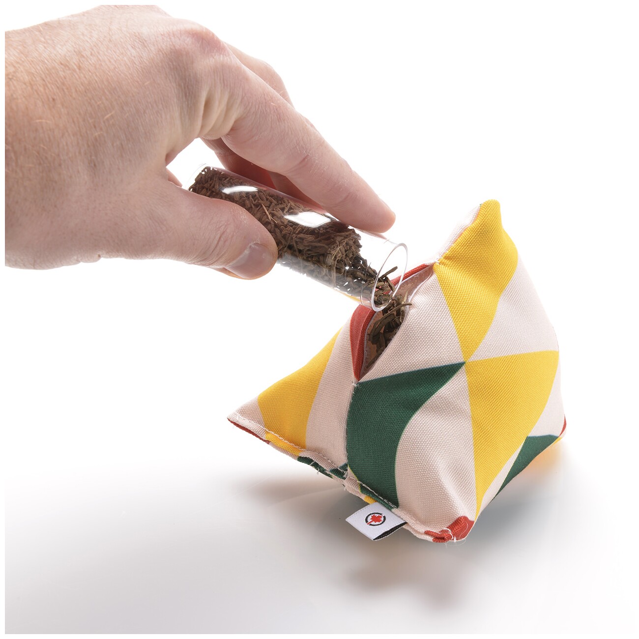 Canadian Cat Company Catnipspielzeug 6x Schmusepyramide Reggae Triangle