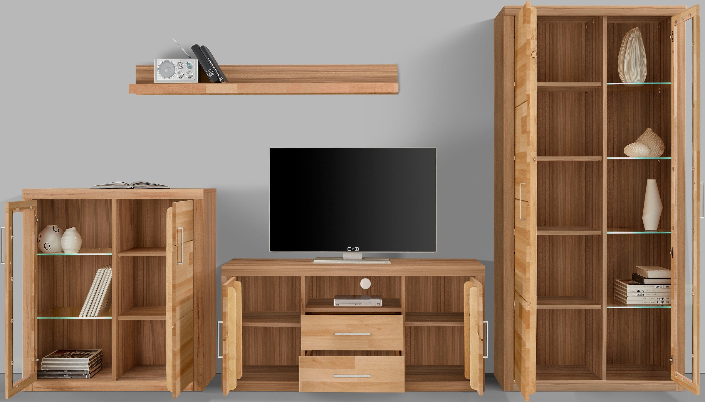 Home affaire Wohnwand »Logo« Set, 4 Stk. tlg.