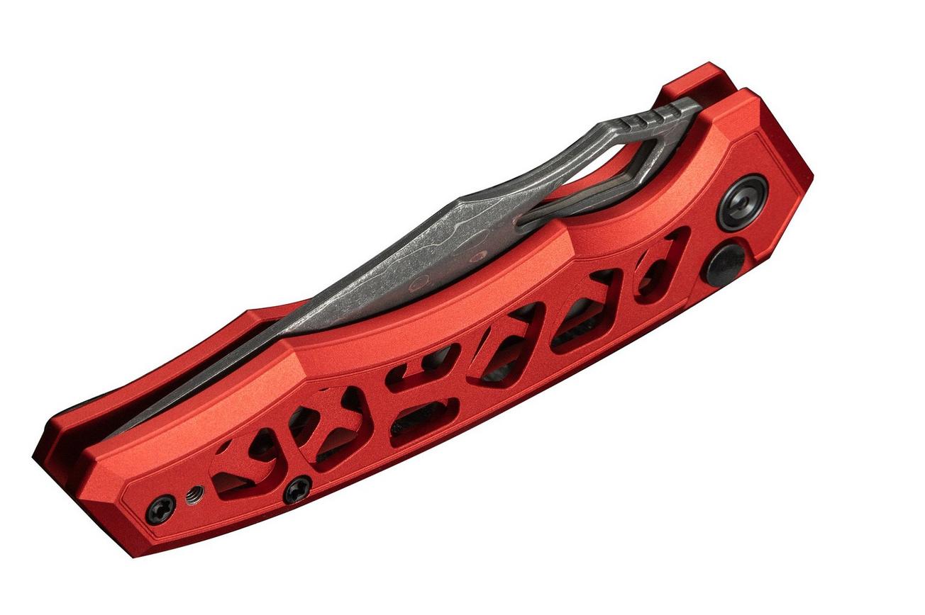 Civivi Anaaki C24039-DS1 Damascus Red Aluminum, zakmes