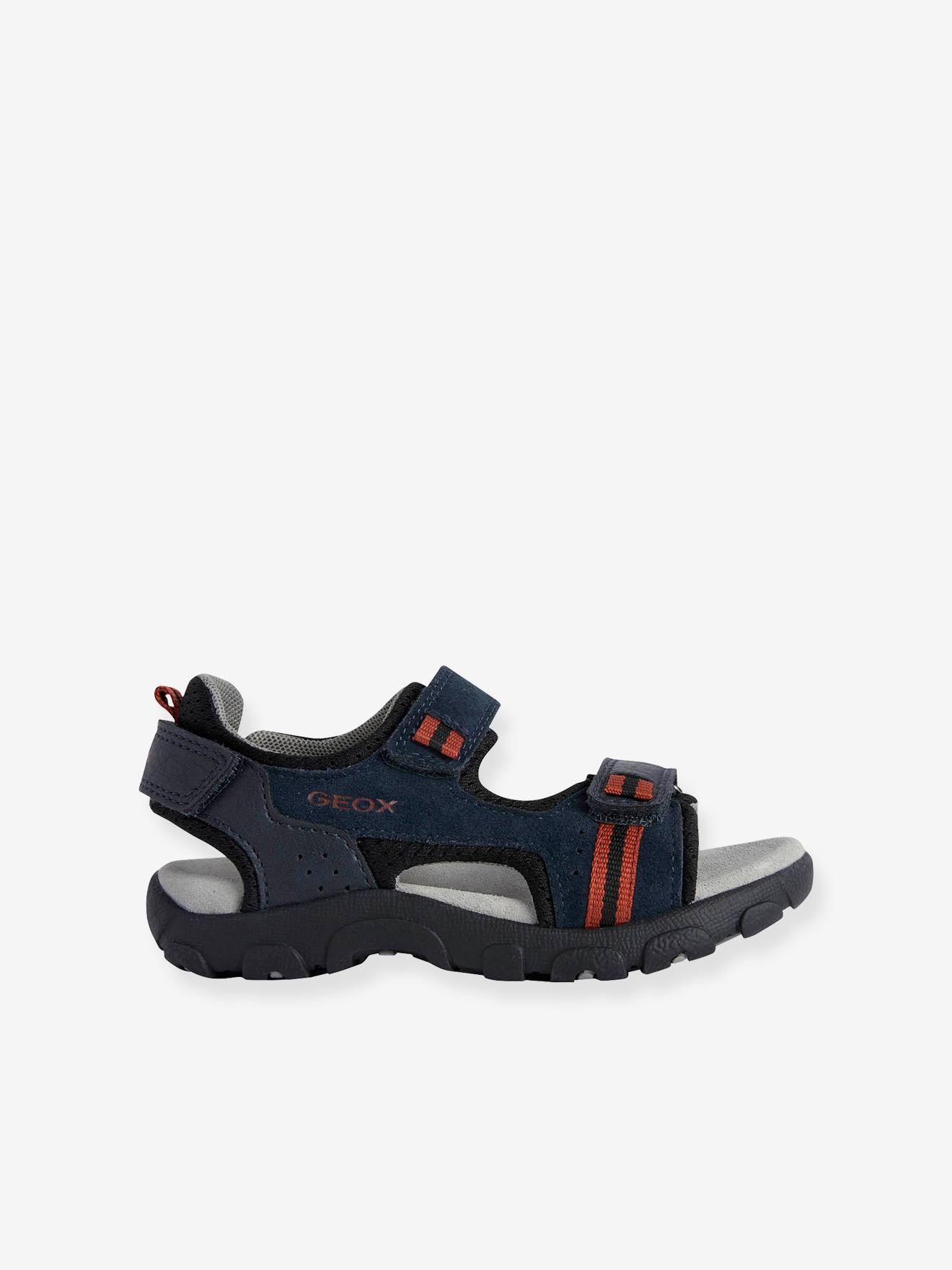 Sandálias JS Strada A Mesh+ GEOX®, azul escuro liso