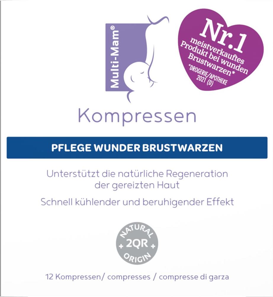 MULTI-MAM Kompressen<br>12 Stück, (neu)