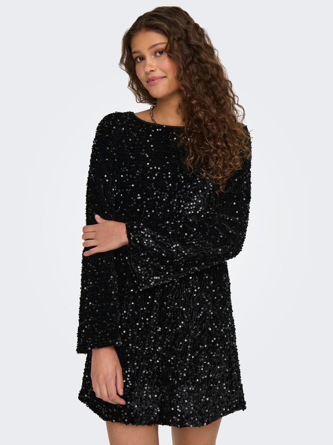 ONLANIKA Kurzes Kleid Black