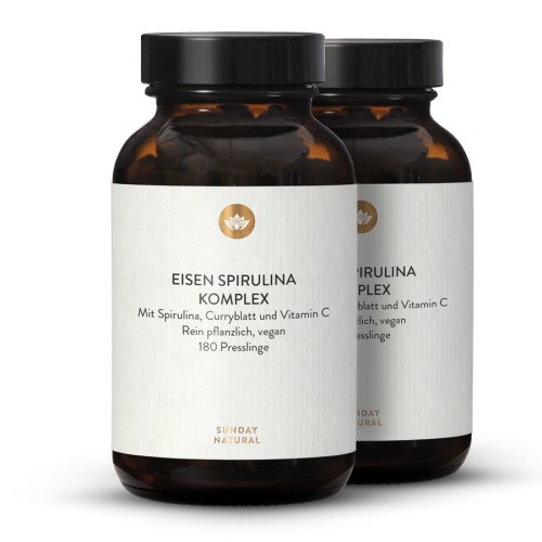 Sunday Natural Products  Spirulina Eisen Presslinge
