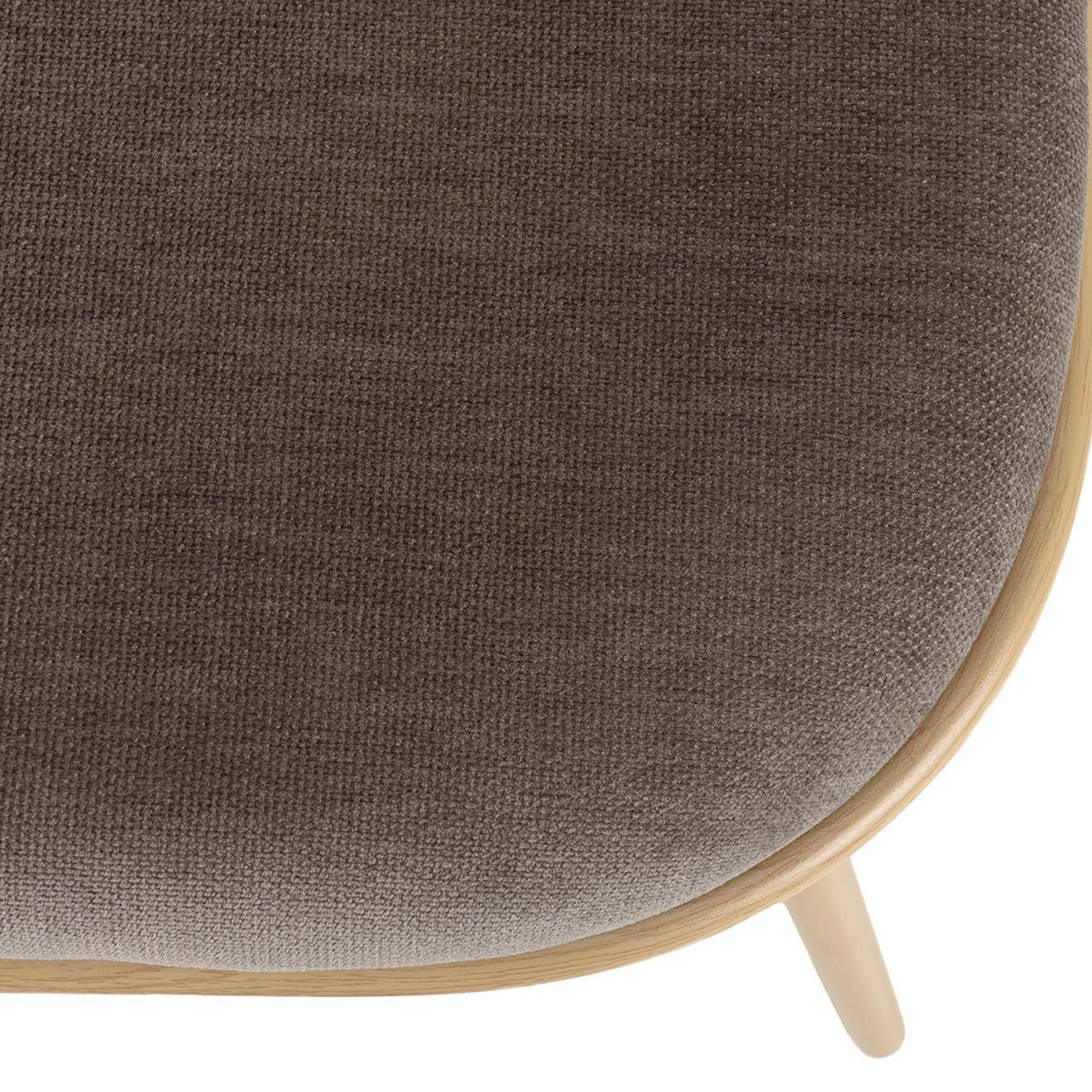 Macabane 2 Chaises Léa taupe - 55x60x78 cm