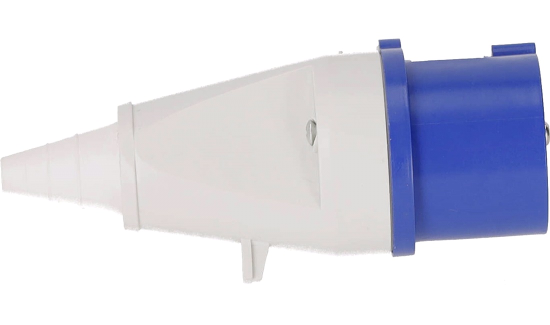 Stik rundstift 230V 3-f