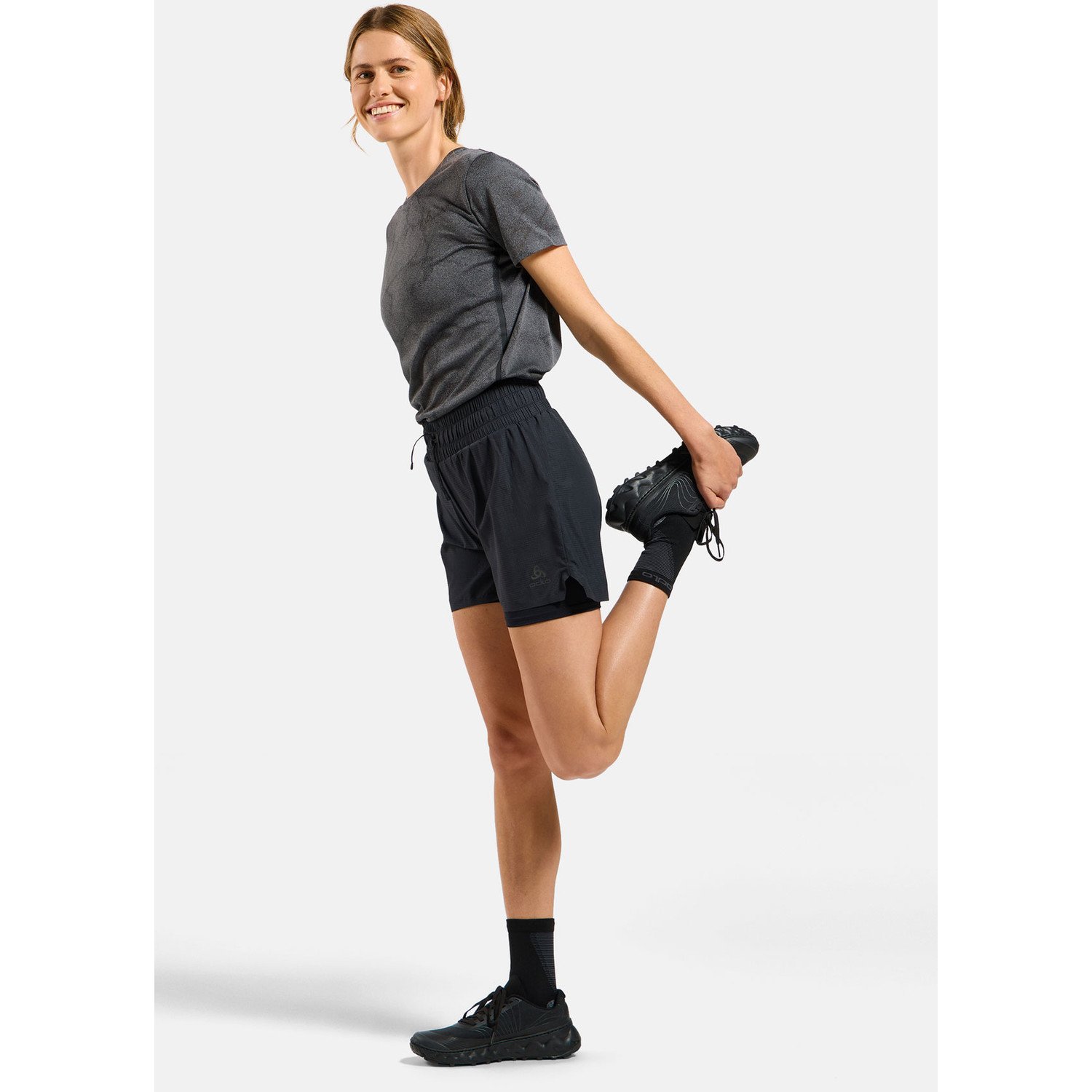 Odlo Zeroweight 3'' 2in1 Short Dames