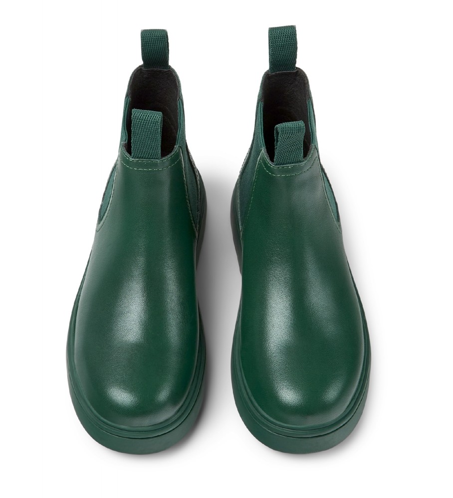 Botas de couro verde Camper North
