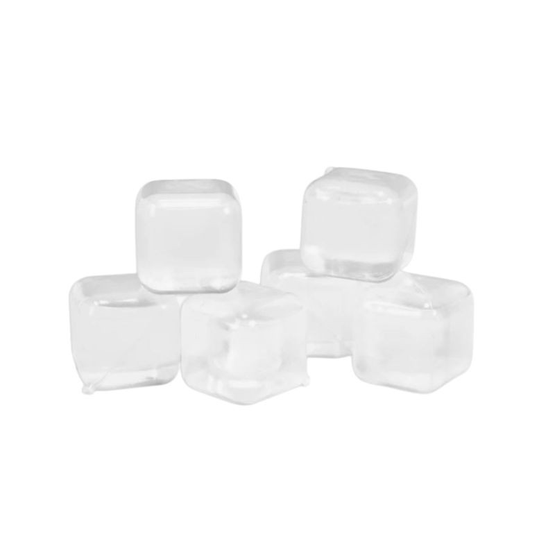Clear Reusable Ice Cubes 2X30 Pcs - Bundle