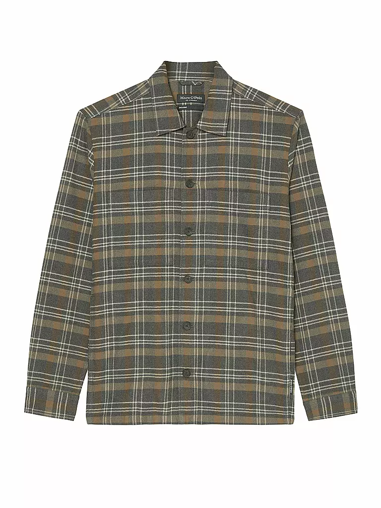 MARC O'POLO Overshirt grau