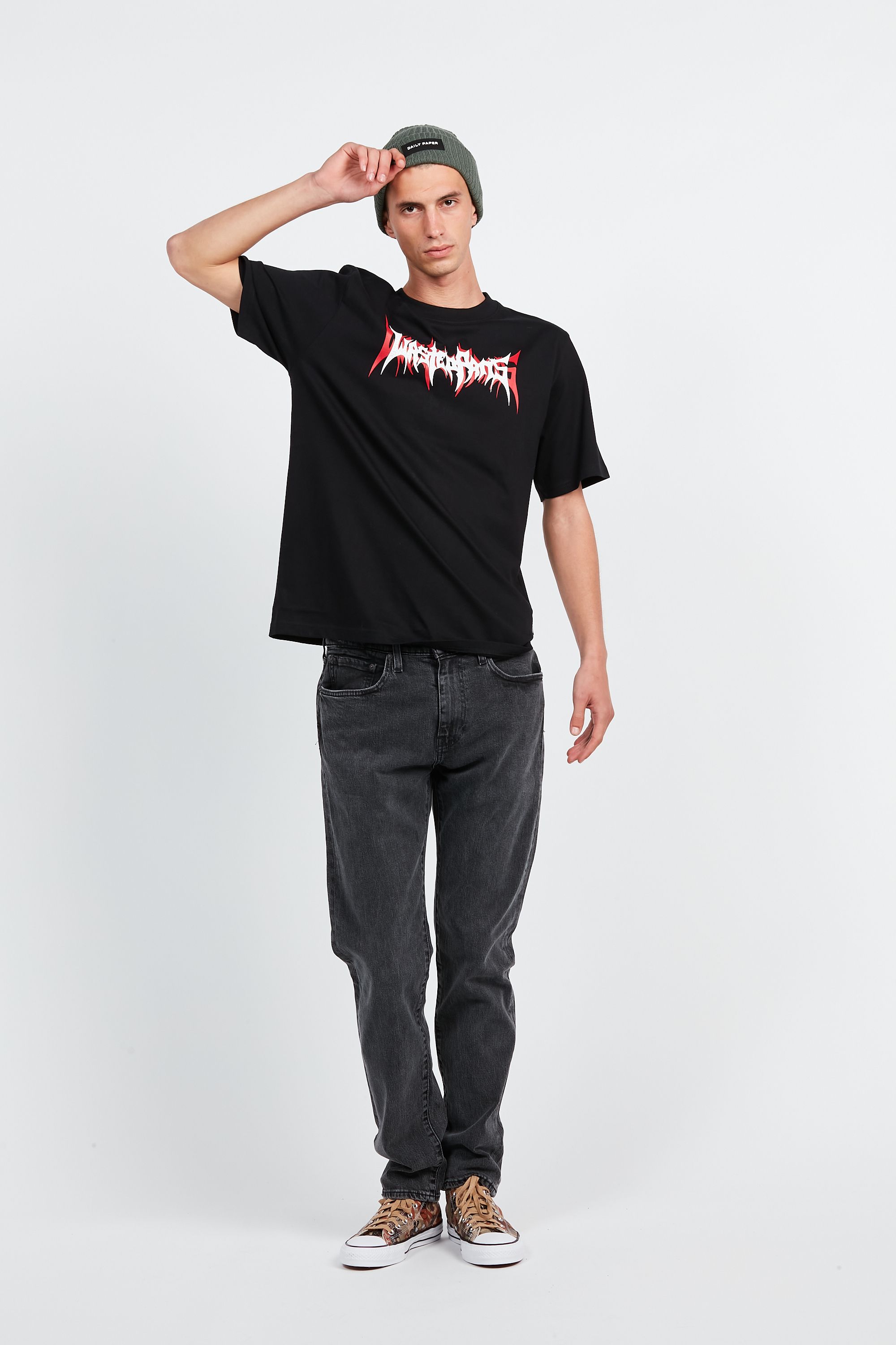 WASTED T-shirt Noir