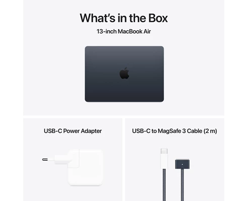 Apple 13-inch MacBook Air - M4 chip 10-core CPU   8-core GPU, 16GB RAM, 256GB SSD - Midnight
