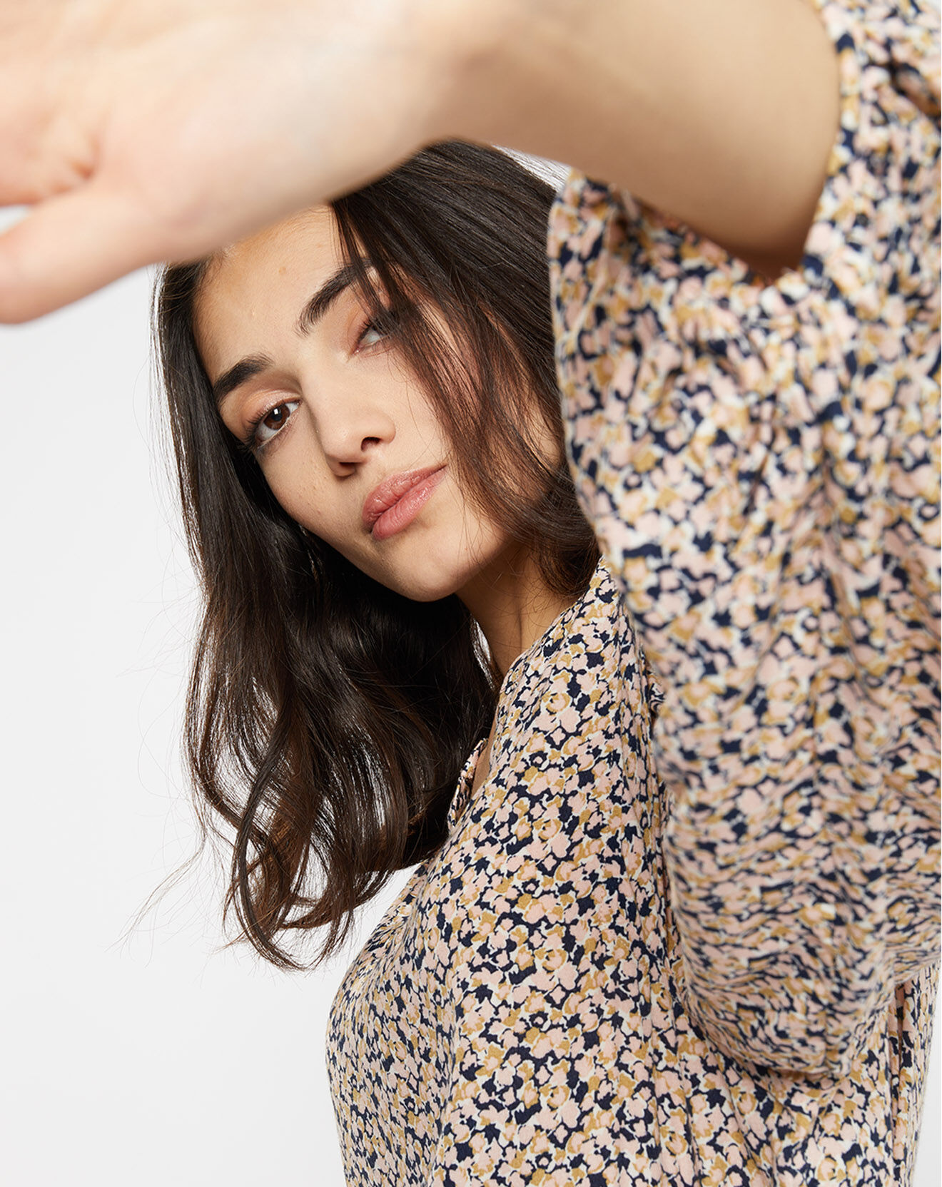 Galeries Lafayette Chemise Mimosa multicolore