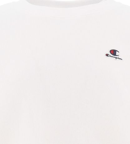 Champion Fashion Sweatshirt - Cropped - Hvid m. Logo