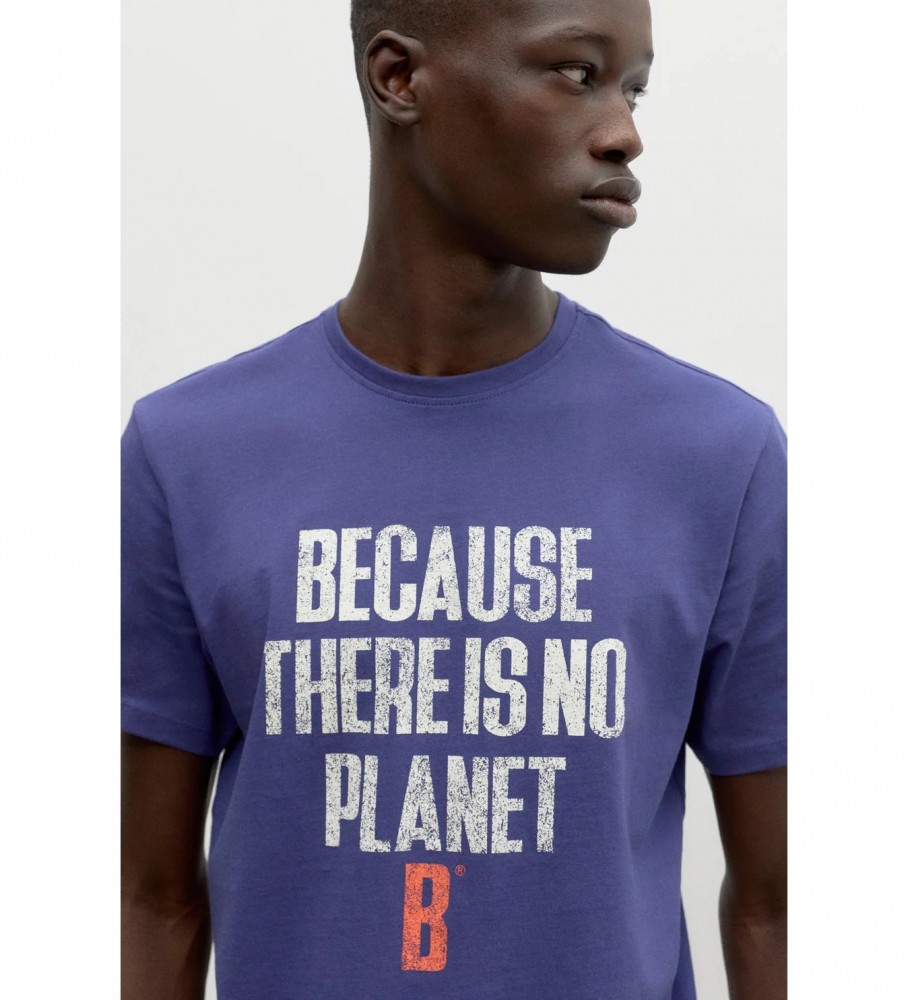Camiseta ECOALF Minaalf, azul lavanda