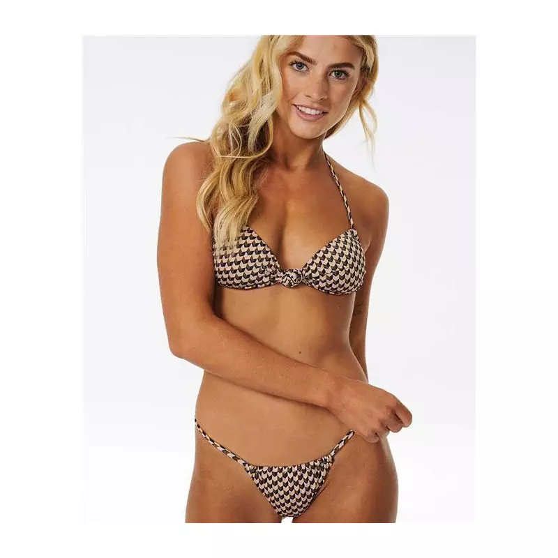 Bikini top RIPCURL La Isla Halter Bandeau Black