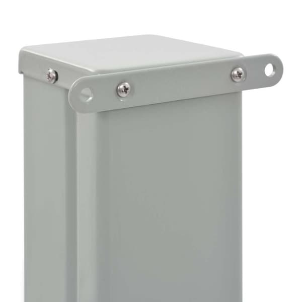 vidaXL Uttrekkbar sidemarkise 80x300 cm svart