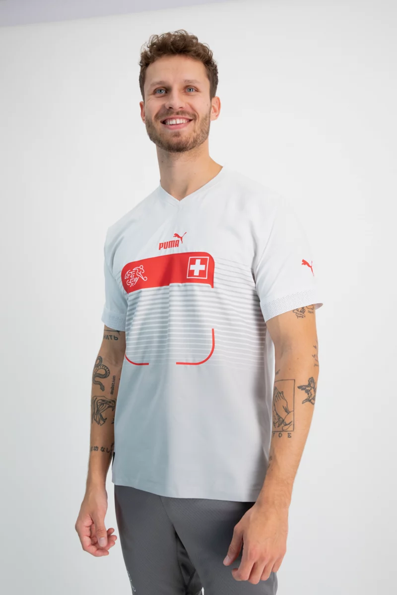 Puma Schweiz Promo Away Herren Fussballtrikot WM 2022